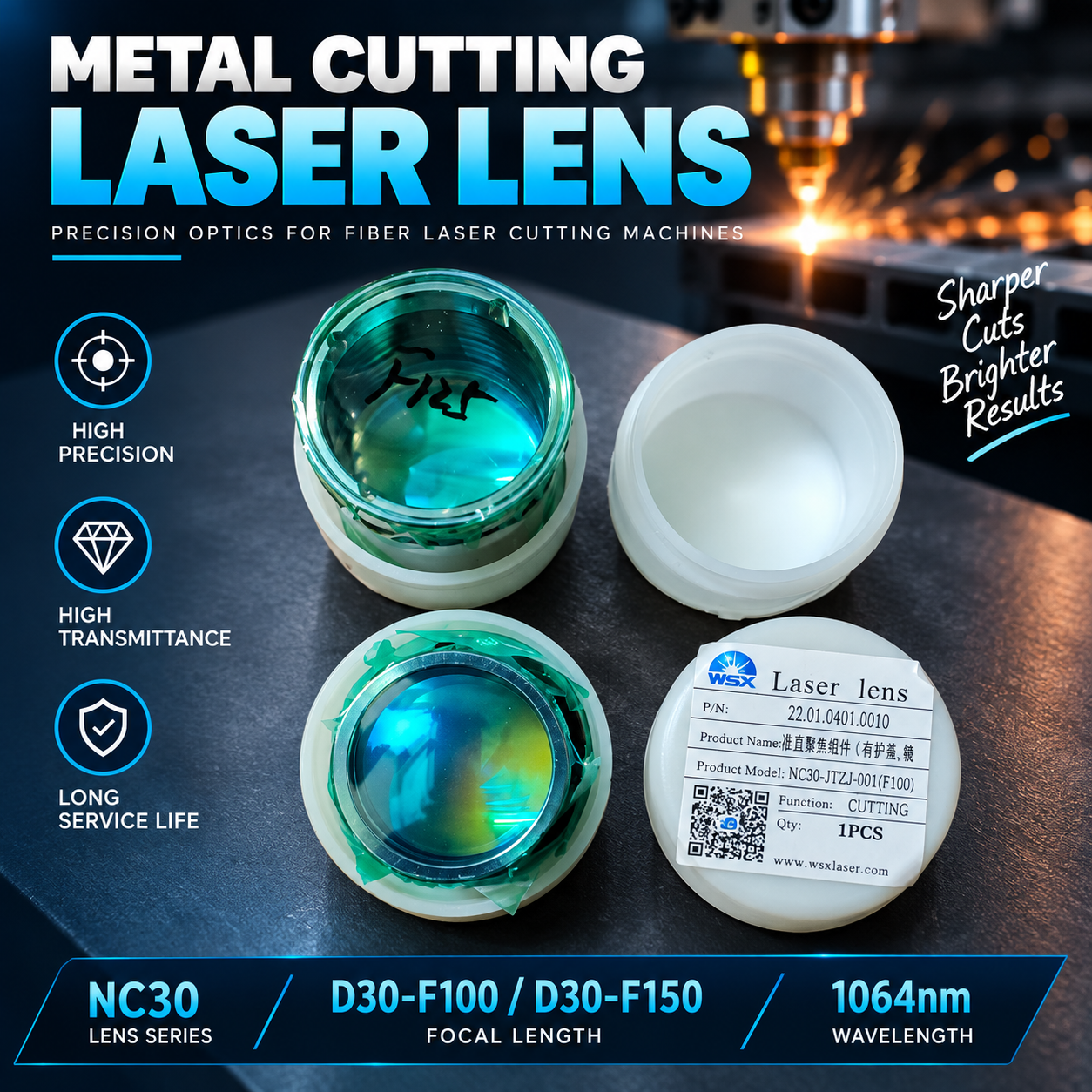 Metal cutting laser lens - Image 3